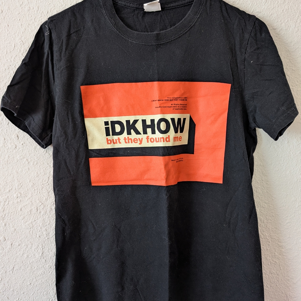 IDKHOW 2018 international tour T-Shirt